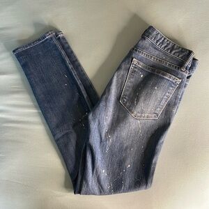 GAP - paint splatter distressed skinny - 25